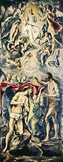 El Greco Taufe Christi oil painting image